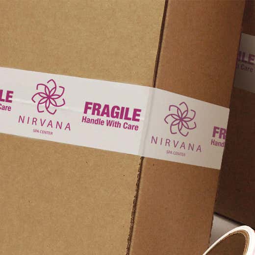 Custom Water Activated Packing Tape: Waterproof Packaging Tape | StickerYou 2